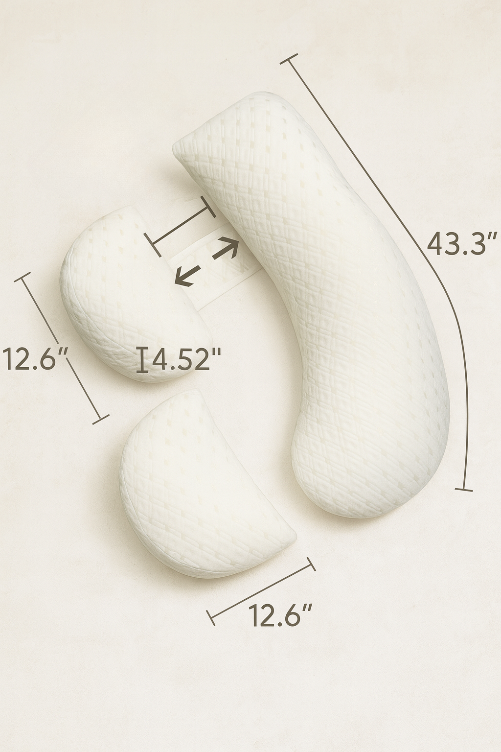 The Nuzzle Pod Pregnancy Pilliow